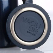 度牌VACU UM不锈钢真空保温杯商务水杯